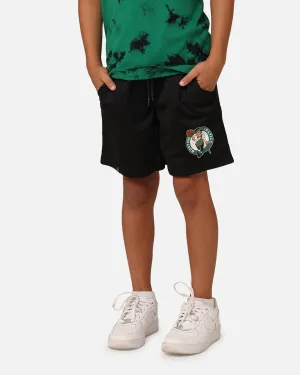 NBA Kids' Boston Celtics Team Mesh Shorts Black Non Restrictive Fit