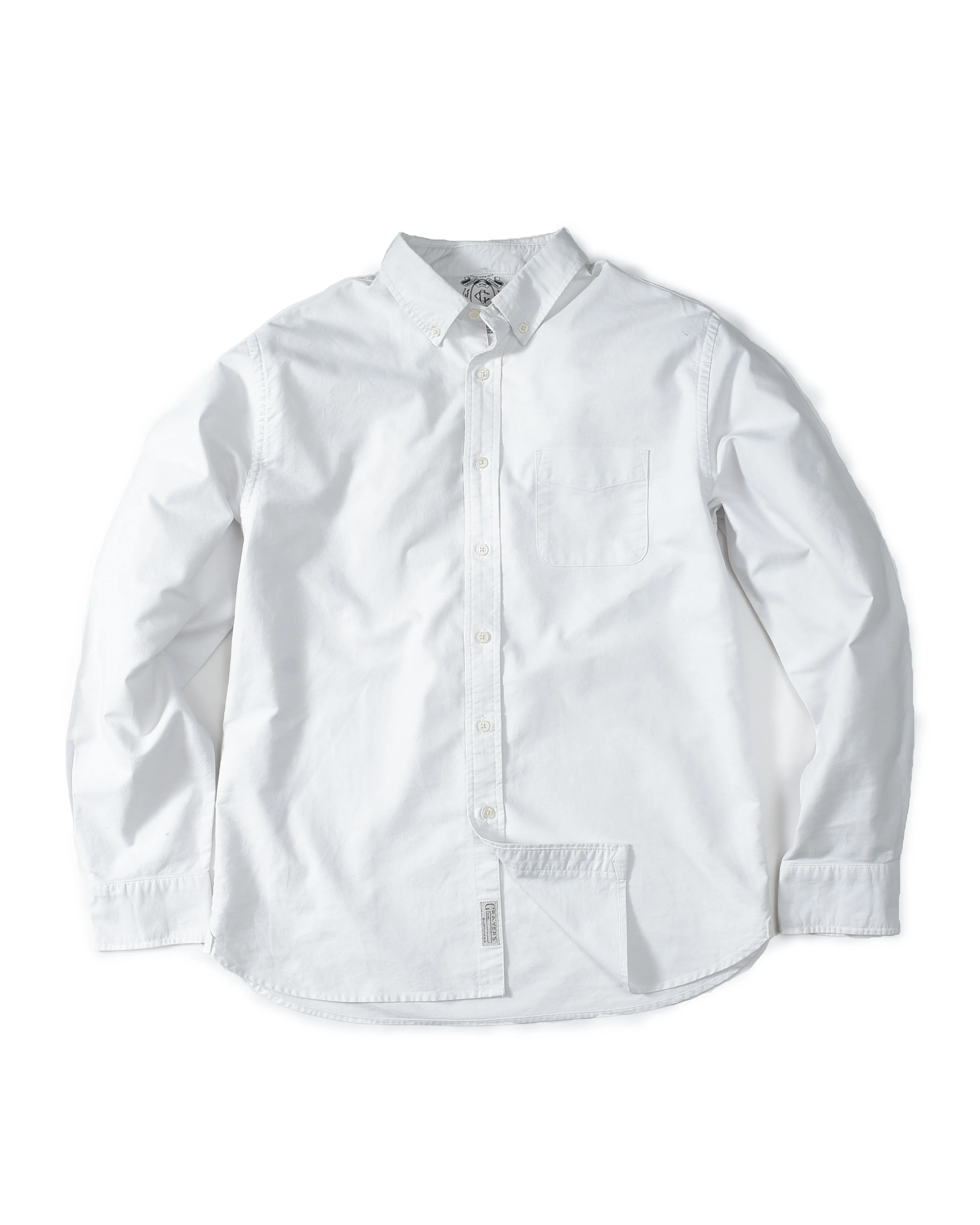 Eagle Creek Vintage Oxford - White Basic Layering Oversized Silhouette