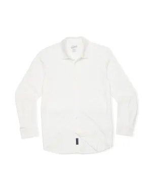 Hackett Cotton Sorona Knit Shirt - White Bright Color