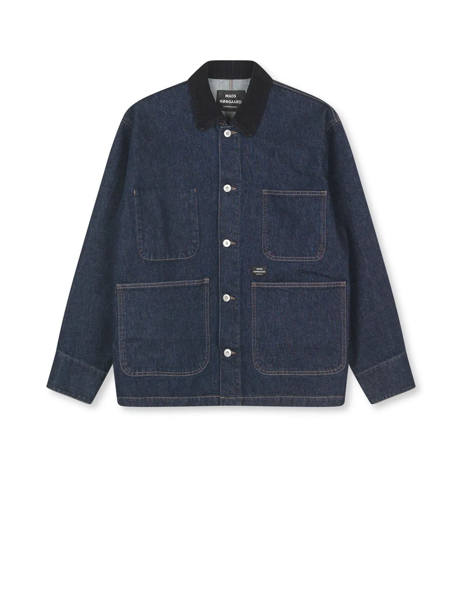 Arizona Denim Chore Jacket, Blue Rinse Wash Heat Reflective Lining