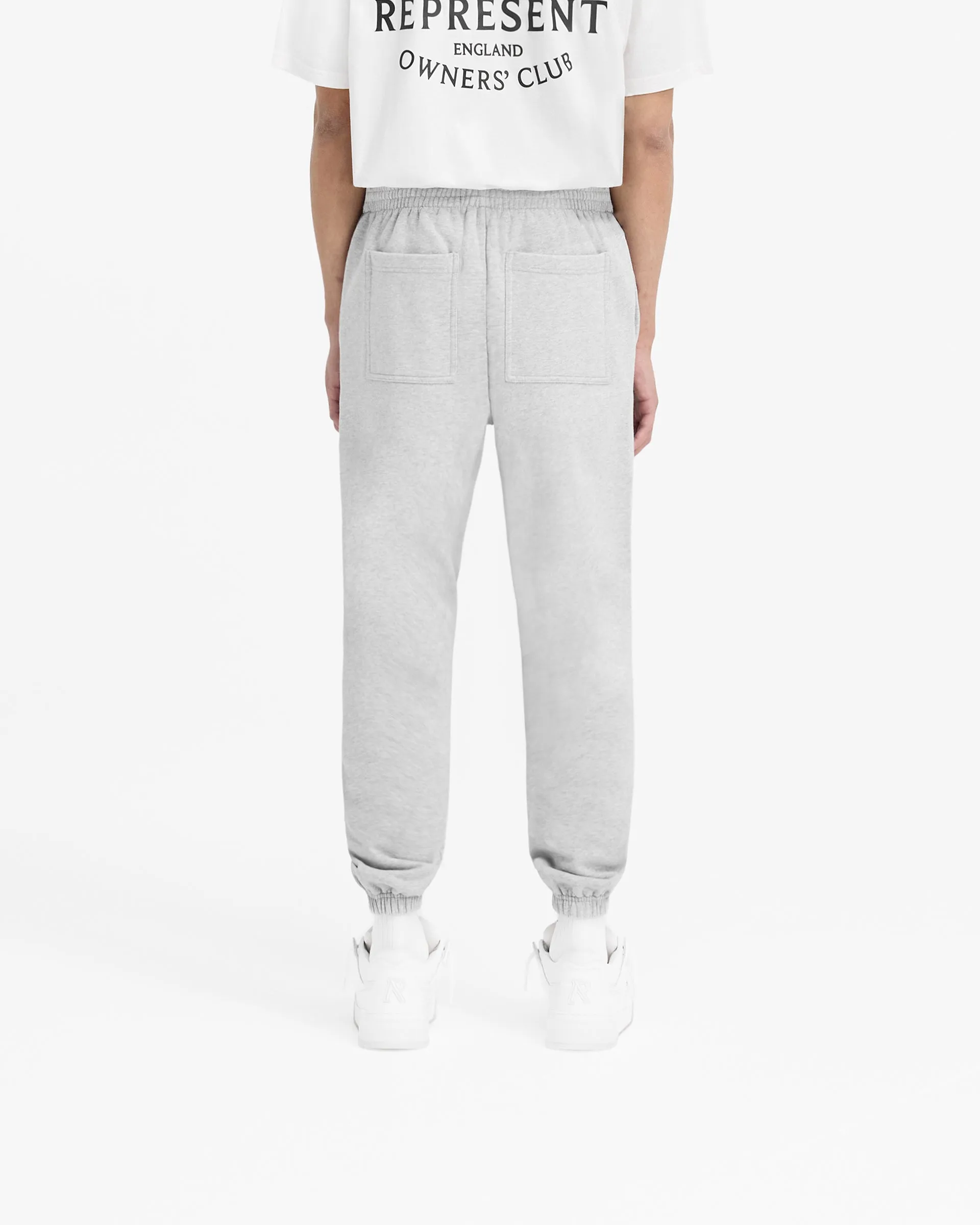 Represent Owners Club Stamp Sweatpant - Ash Grey Supportive Fit Clean Cut