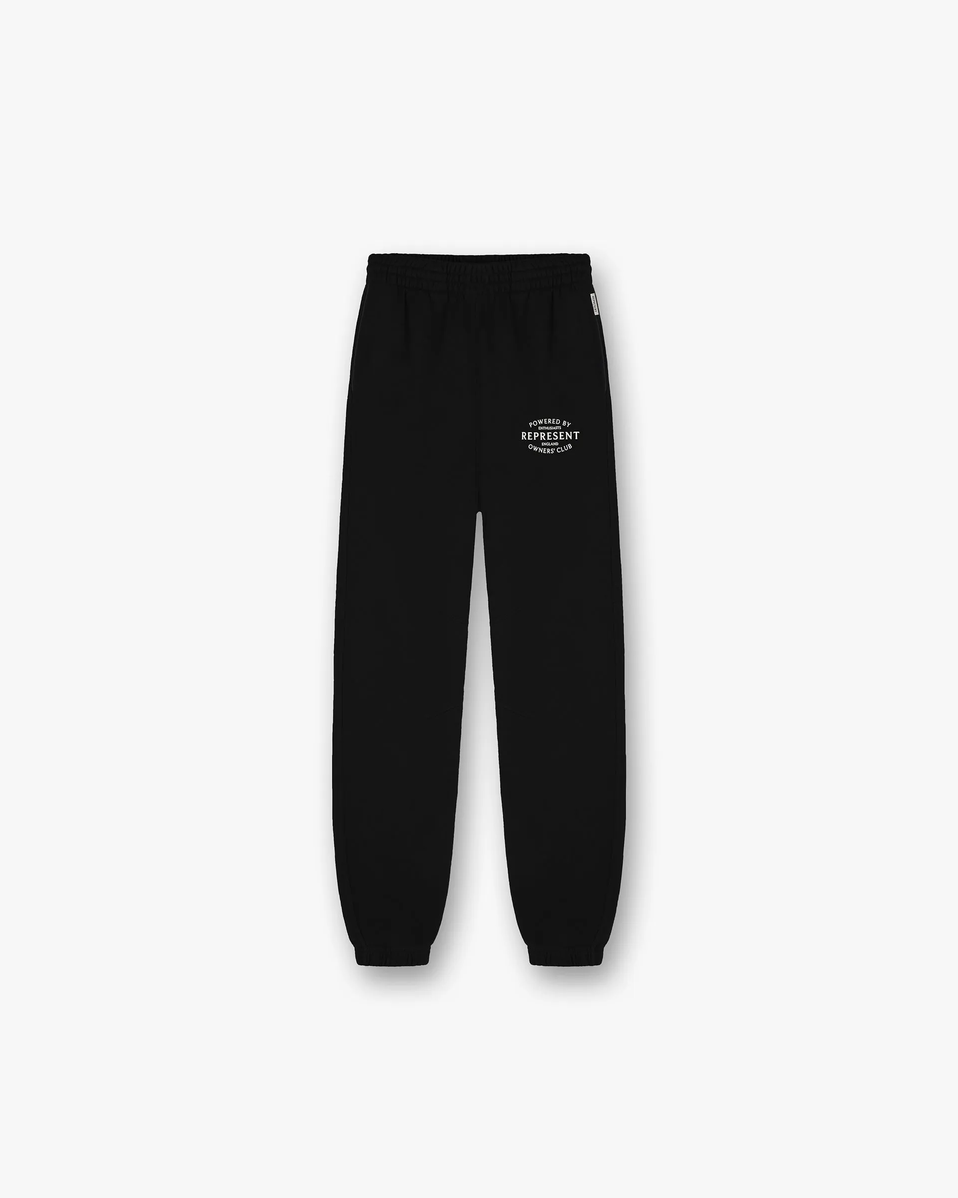 Represent Owners Club Stamp Sweatpant - Jet Black Minimal Stretch Fit