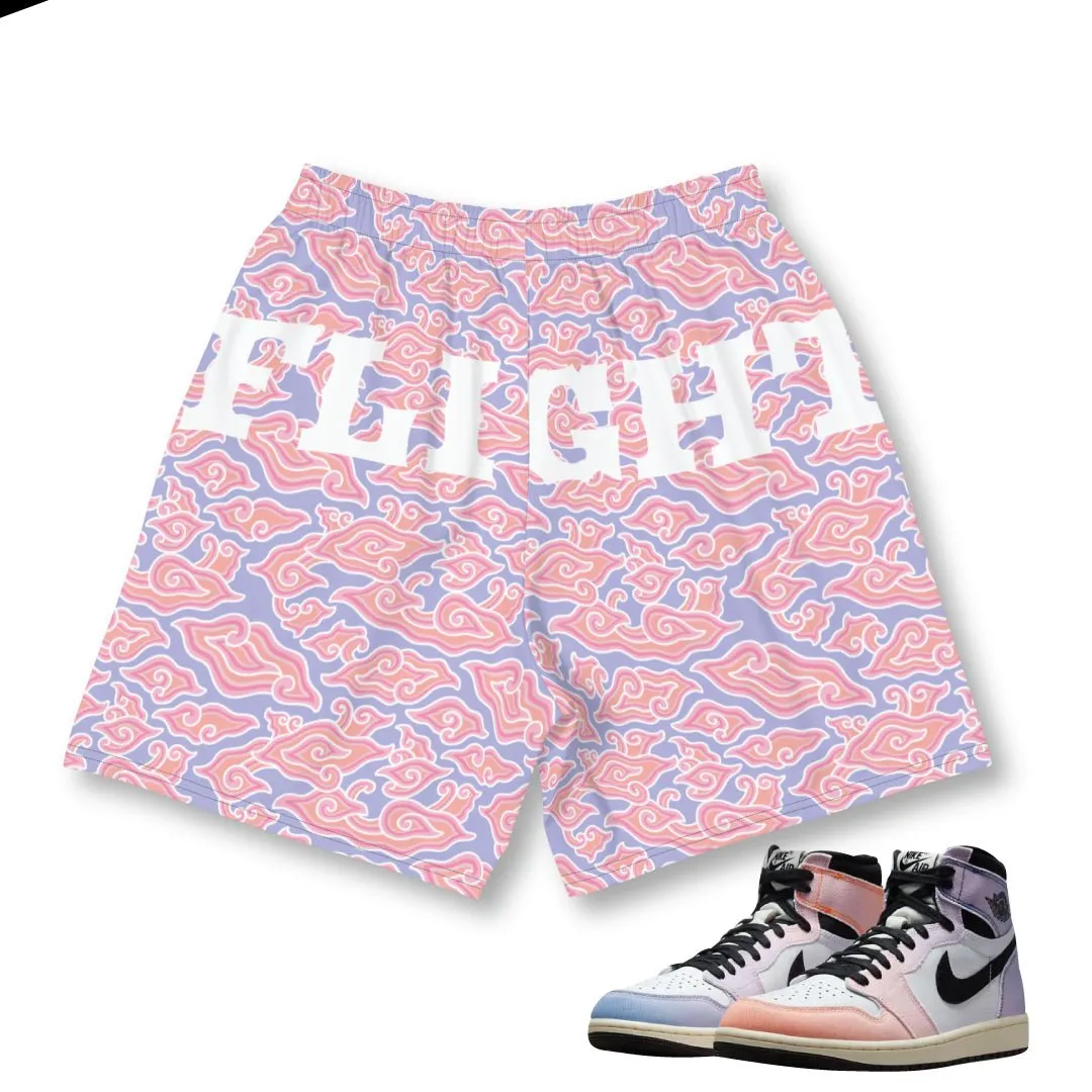 Retro 1 Skyline Clouds Shorts Airflow Fit