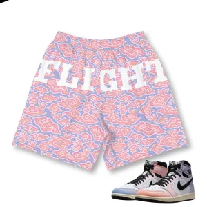 Warm Mood Retro 1 Skyline Clouds Shorts