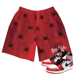 Retro 1 Spider-Verse SPIDER Shorts MeshVentilation Warm Vibe