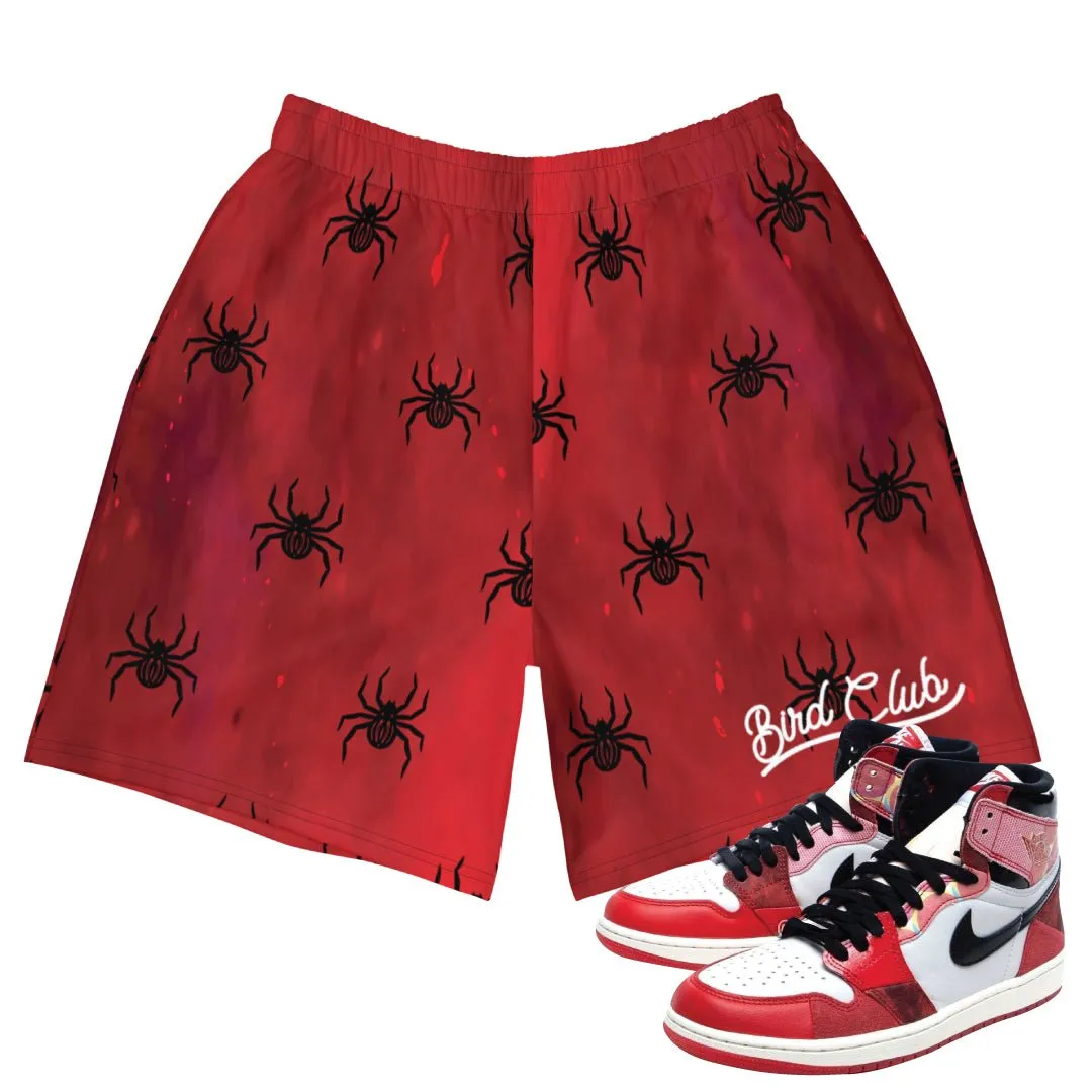 Retro 1 Spider-Verse SPIDER Shorts MeshVentilation Warm Vibe