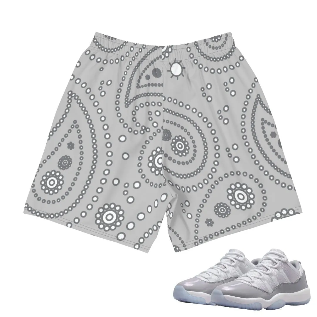 Body Contouring Easy Layering Retro 11 Low Cement Grey Paisley Shorts