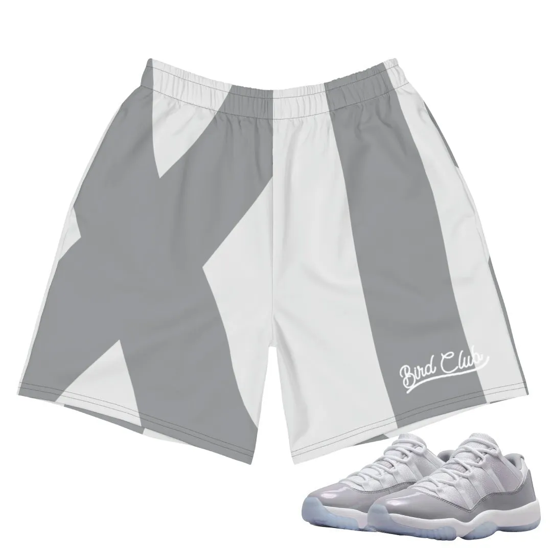 Retro 11 Low Cement Grey XI Shorts compression support Reflective details