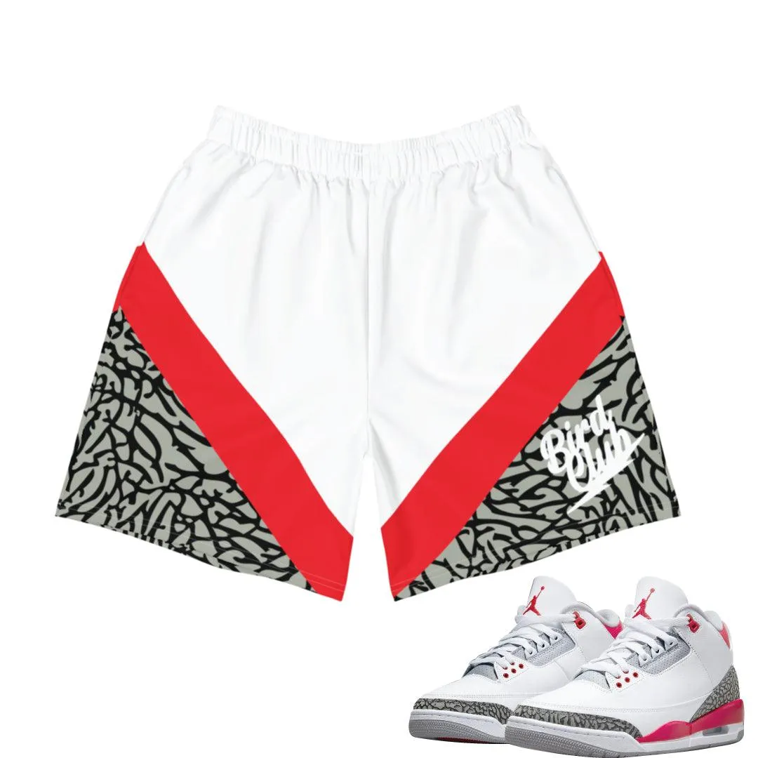 Retro 3 Fire Red OG Shorts Summer Mood
