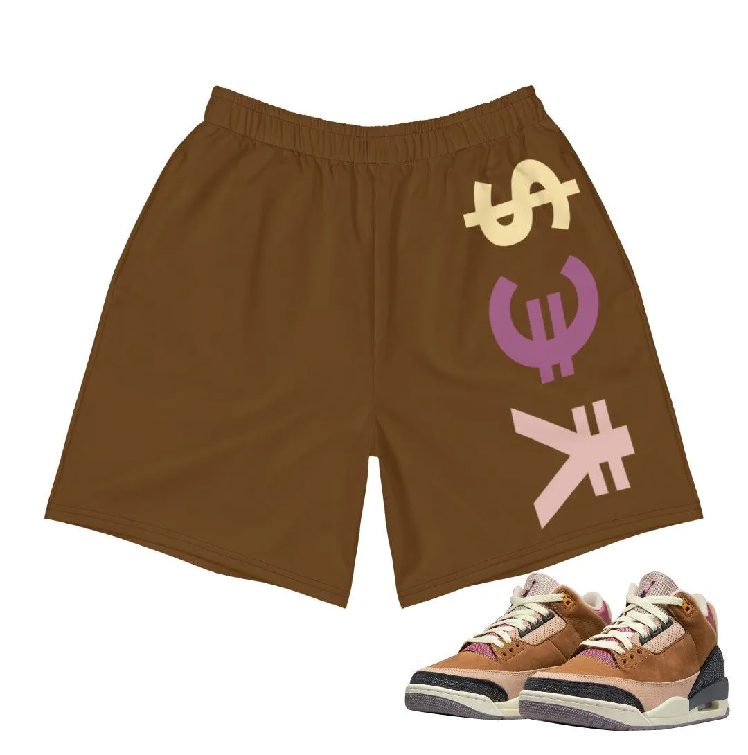 Versatile Comfort Retro 3 Winterized Archaeo Brown YE$ Shorts