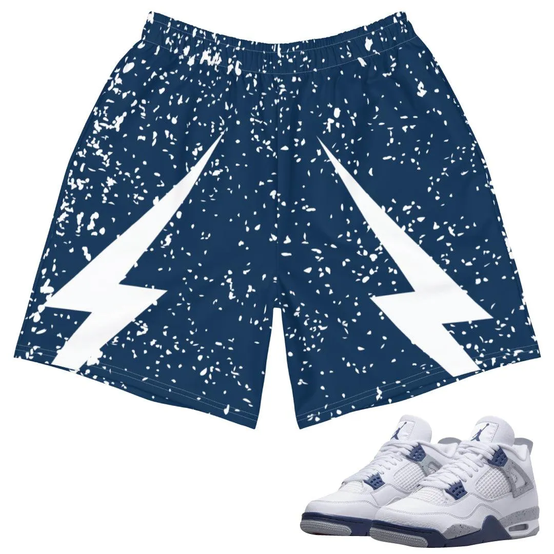 Airy Feel Retro 4 Midnight Navy Cement Shorts