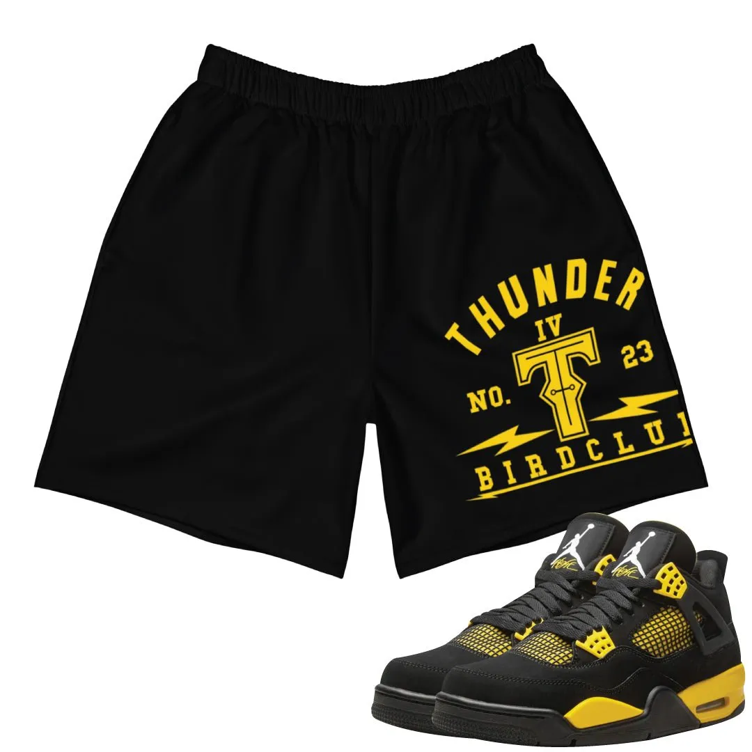 Retro 4 Thunder Lightning Bolt Shorts sweater
