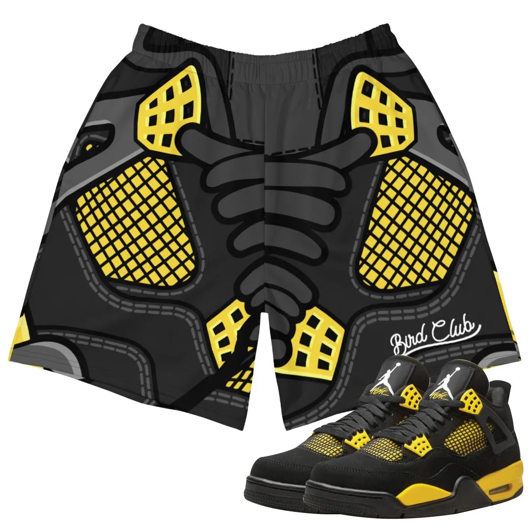 Retro 4 Thunder Shorts Printed design