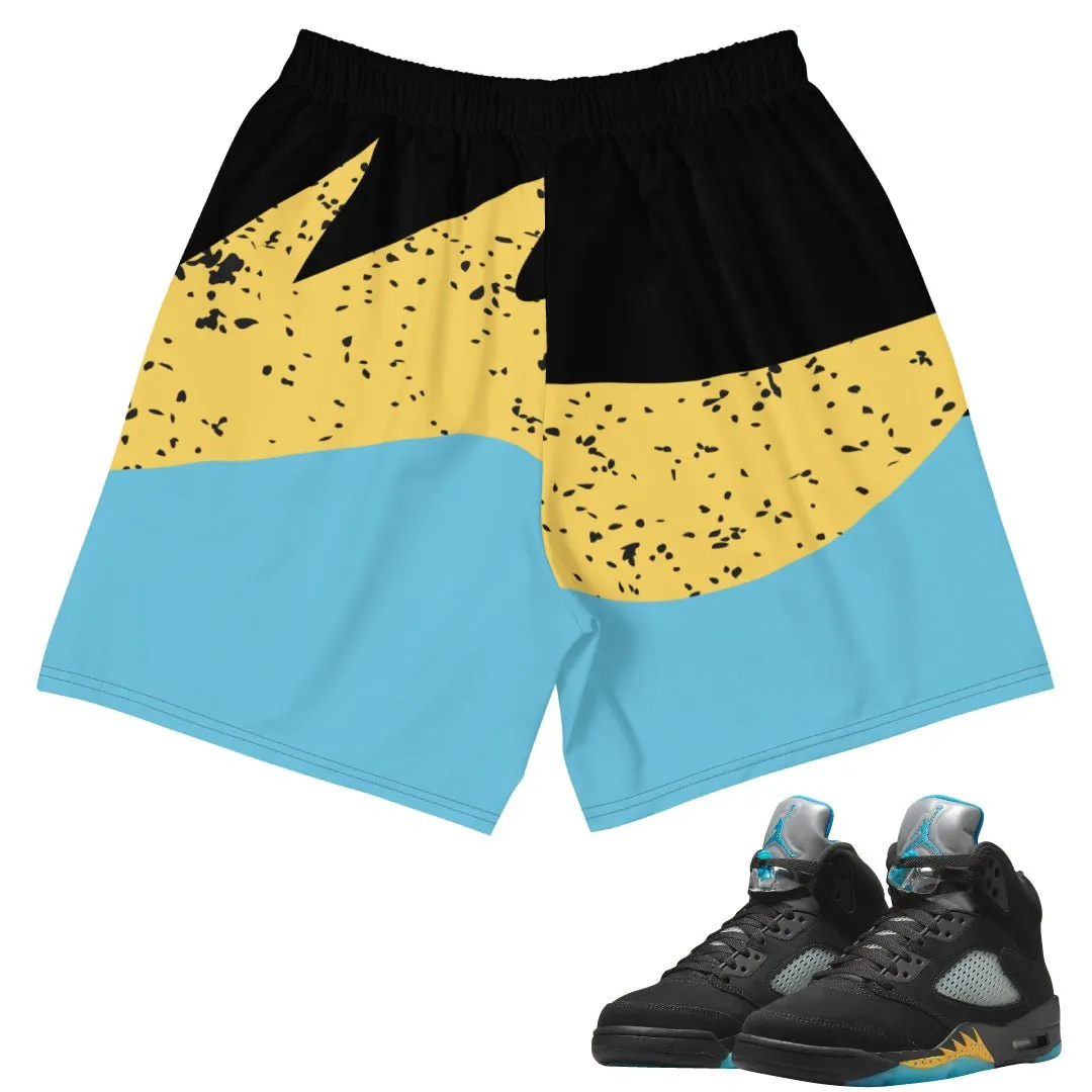 Sporty Vibes Retro 5 Aqua Shorts