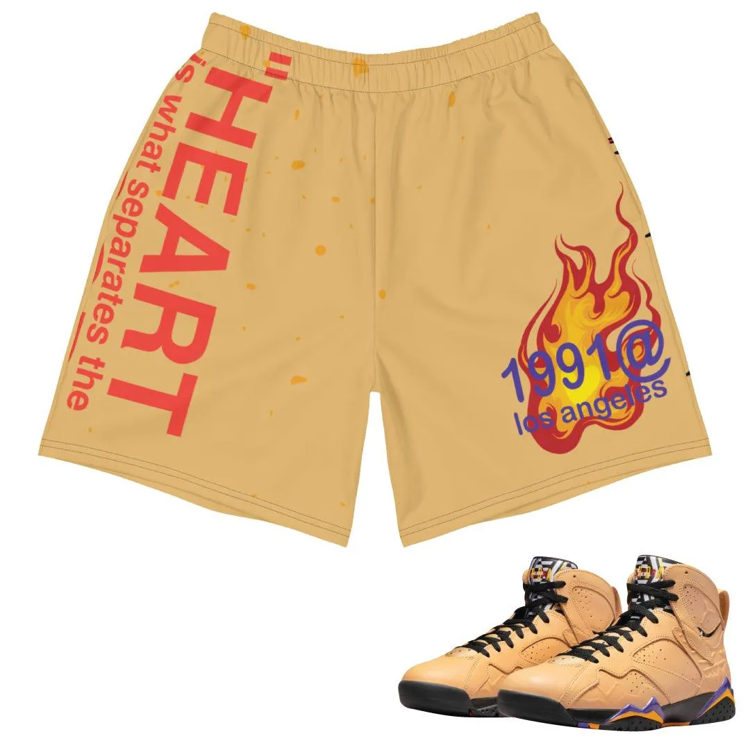 Retro 7 Afrobeats "First Love" Shorts skateboarding outfit