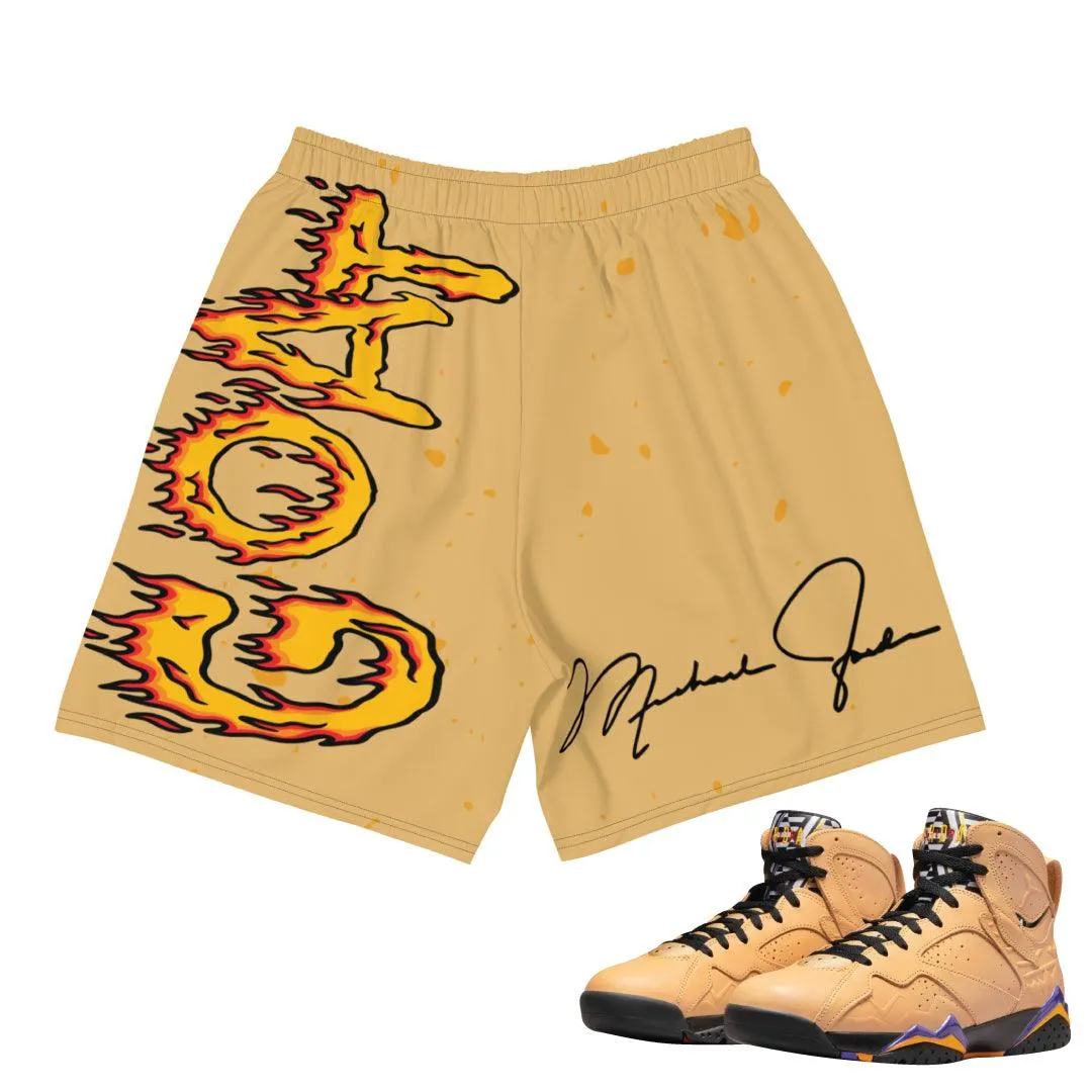 volleyball outfit Summer Vibes Retro 7 Afrobeats "First Love" Shorts