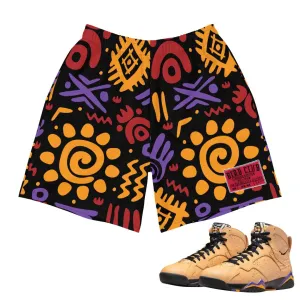 Retro 7 Afrobeats shorts All Purpose Fit