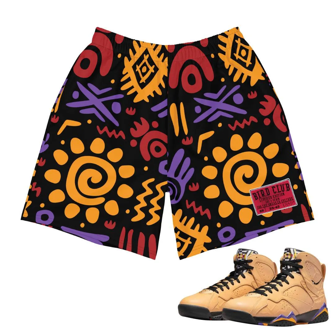 Retro 7 Afrobeats shorts Shock Dispersing Architecture