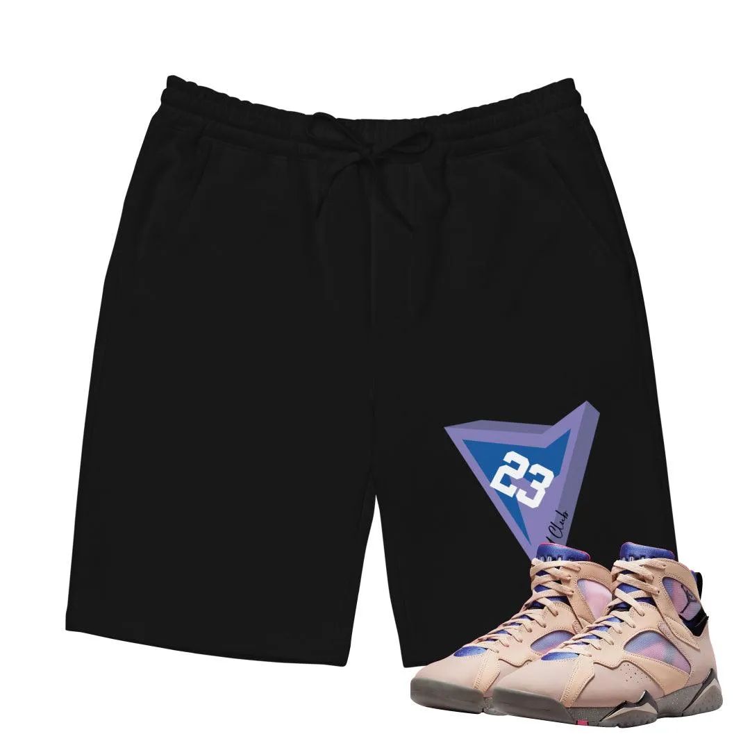 All Day Movement Fit Retro 7 Sapphire Shimmer Shorts