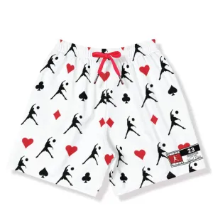 Classic Fit Retro Sneakers 23 Poker Shorts