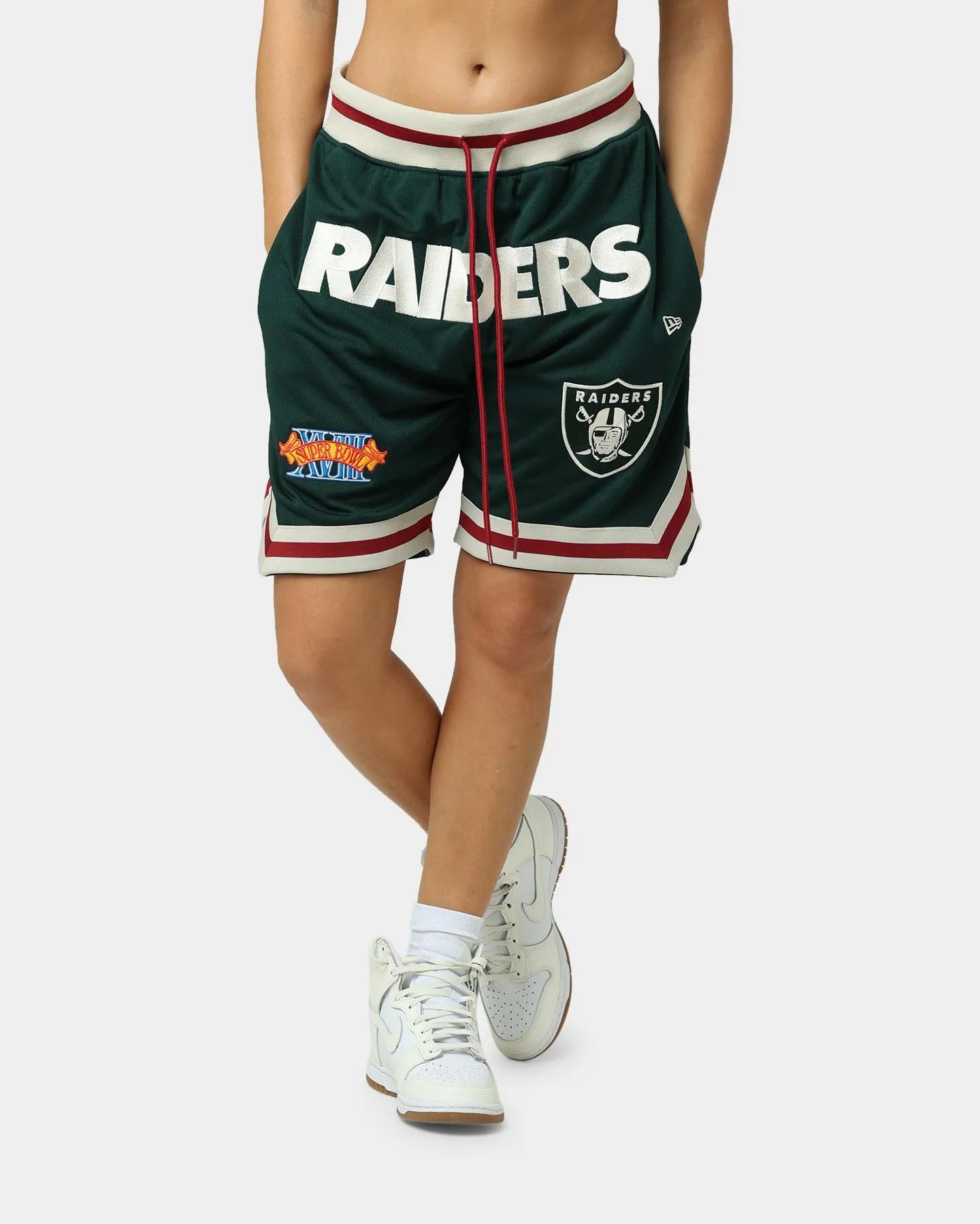 New Era Las Vegas Raiders Mesh Shorts Dark Green Fair trade Blazer
