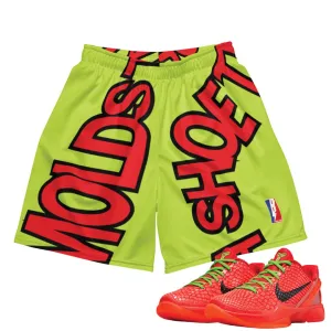 Reverse Grinch "All I Want" Basketball Mesh Shorts adventure apparel Comfortable Waistband