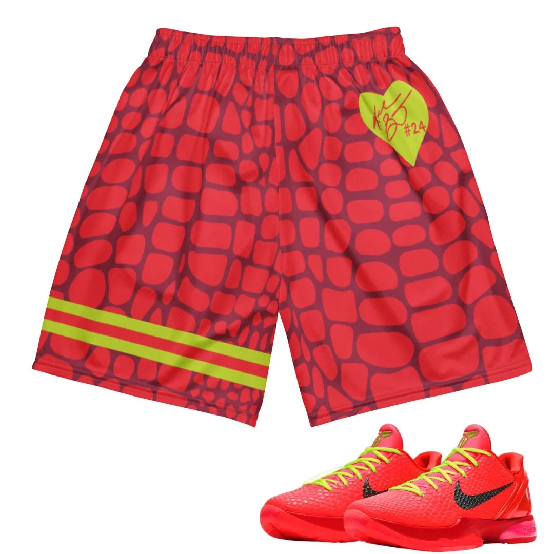 Reverse Grinch "Domin8 24/7" Basketball Mesh Shorts Ombre effect Flexible Gusset