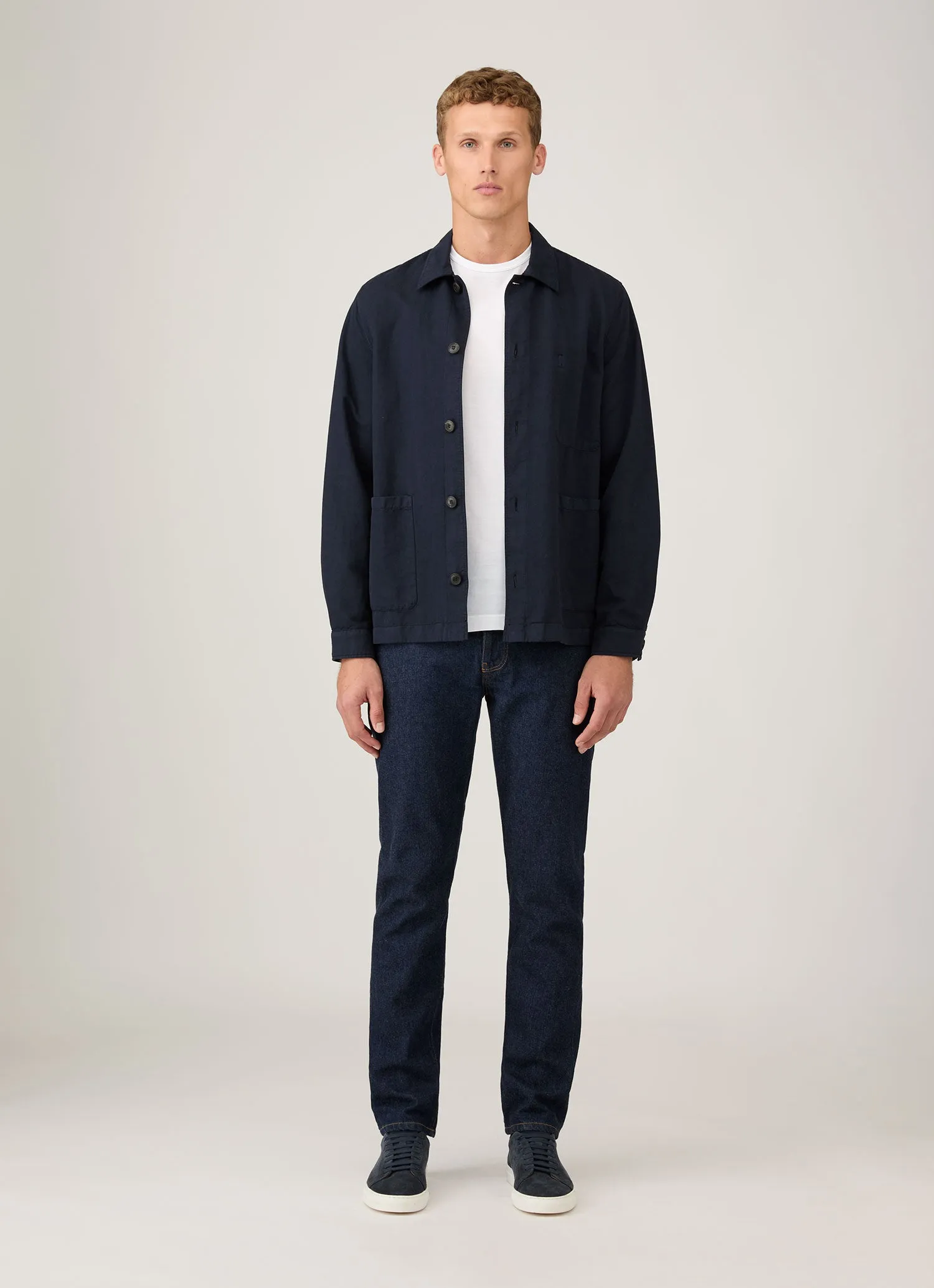 Men's Classic T-shirt in White HighThreadCount