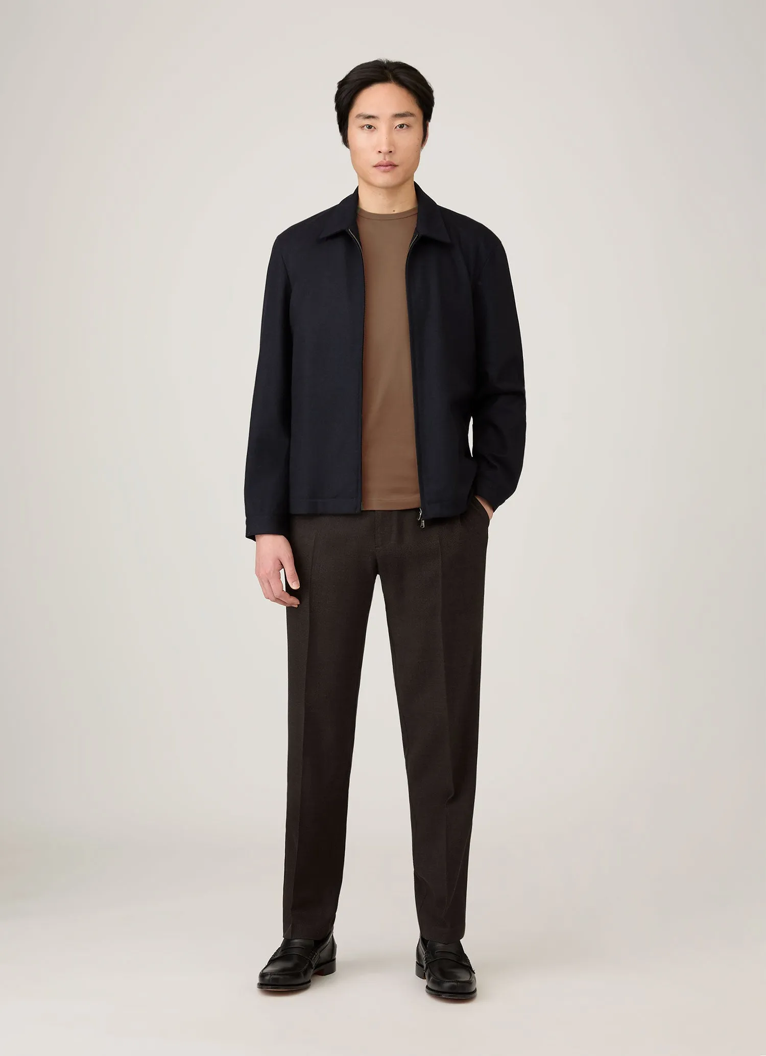 Men's Classic T-shirt in Bark Breathable Comfort Wear Active Outfit Style