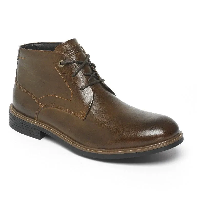 Everyday Use Mobility Ready Rockport Classic Break V81656 Boots Men's  Dark Brown Leather Chukka ZOGG936