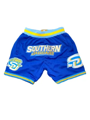 cheering section SOUTHERN UNIVERSITY BASKETBALL SHORTS ROYAL BLUE