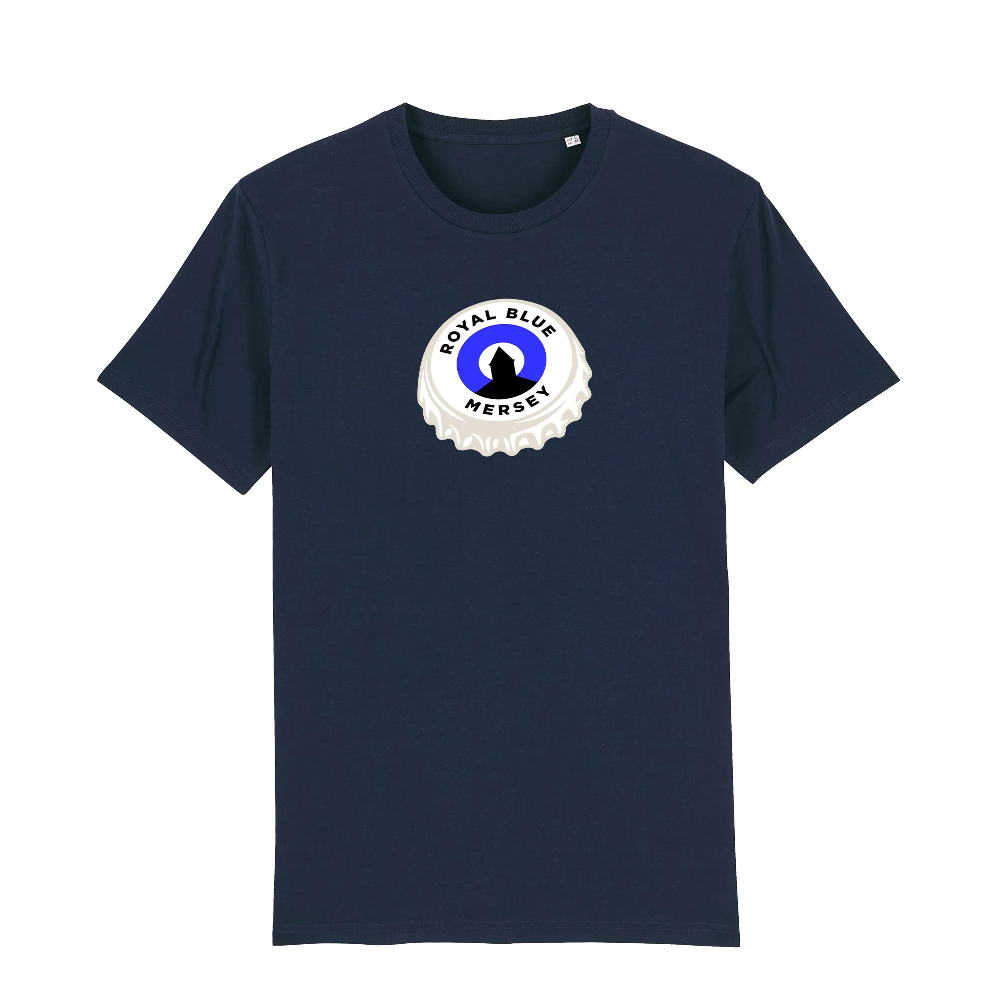Royal Blue Mersey Bottle Top Tee All-Season Comfort Denim combination