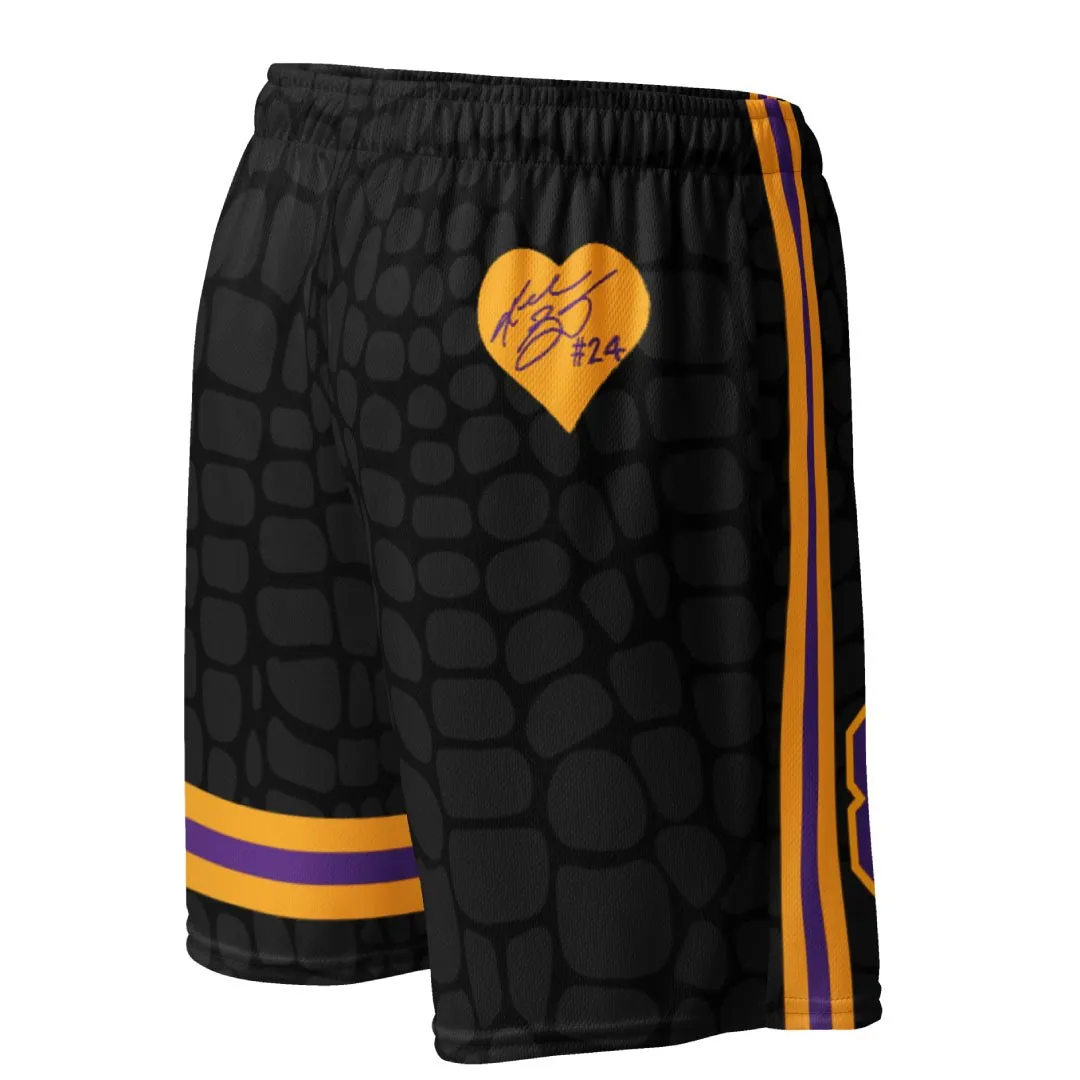 Black Mamba "Domin8 24/7" Basketball Mesh Shorts Sporty Flex