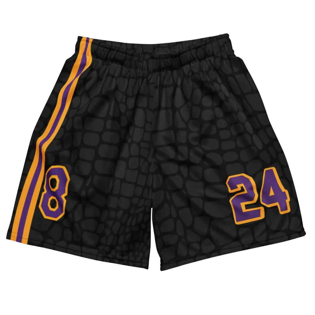 Black Mamba "Domin8 24/7" Basketball Mesh Shorts Airflow Fit Sport Comfort