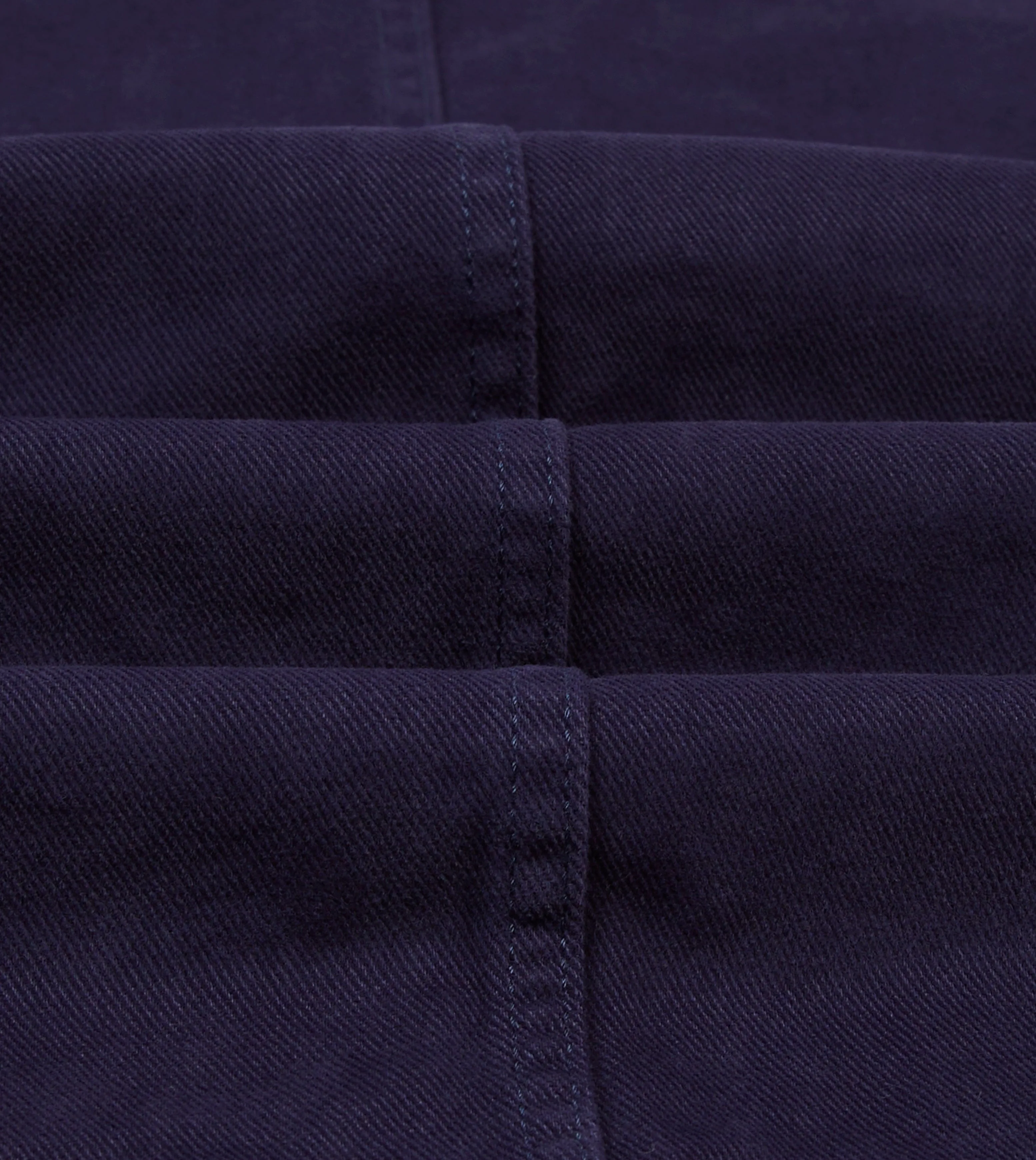 Breezy Layer Option Anti Glare Trim French Blue Heavy Twill Cotton Five-Pocket Chore Jacket