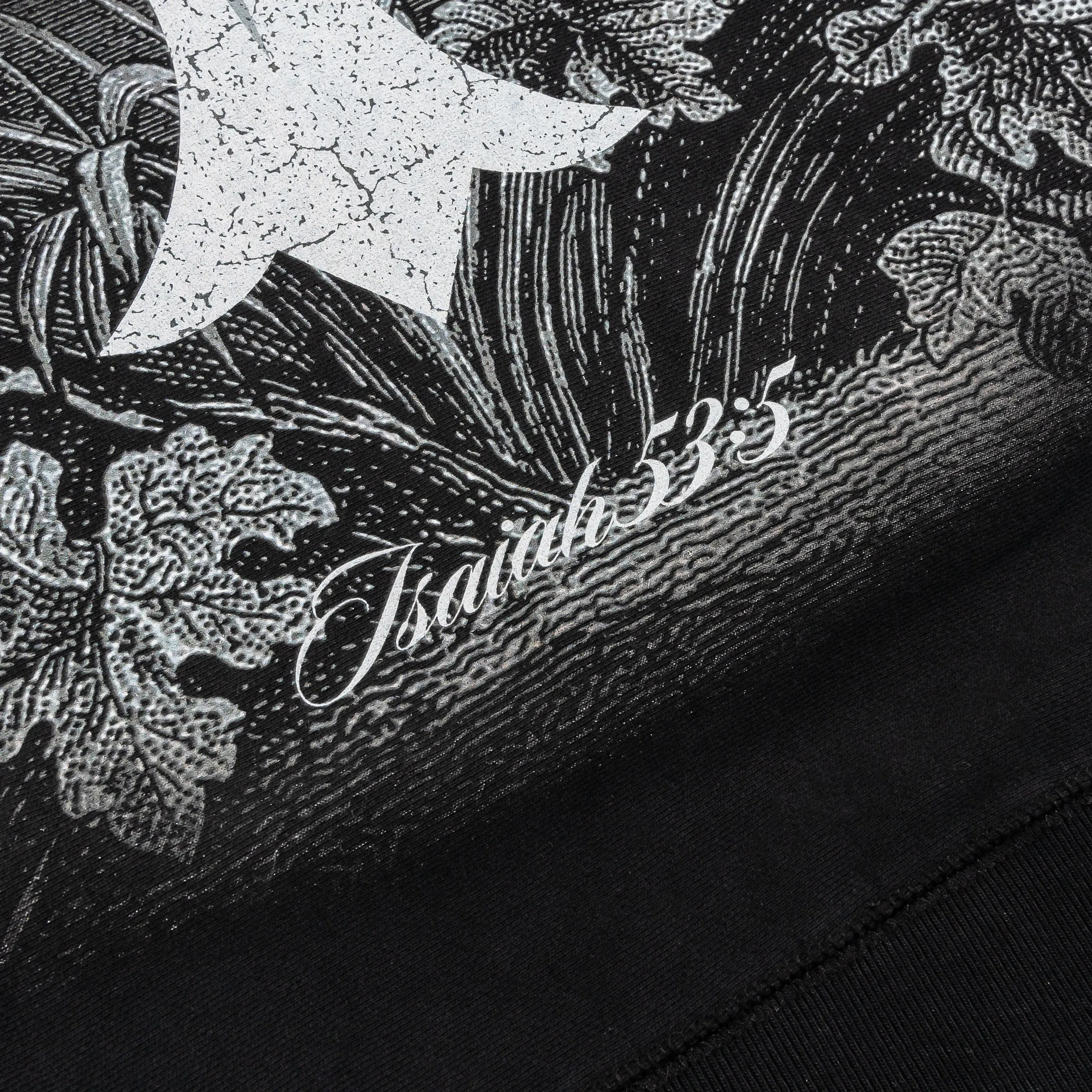 product holiday wear celebration Sacrifice Pullover Mens Hoodie (Washed Black)