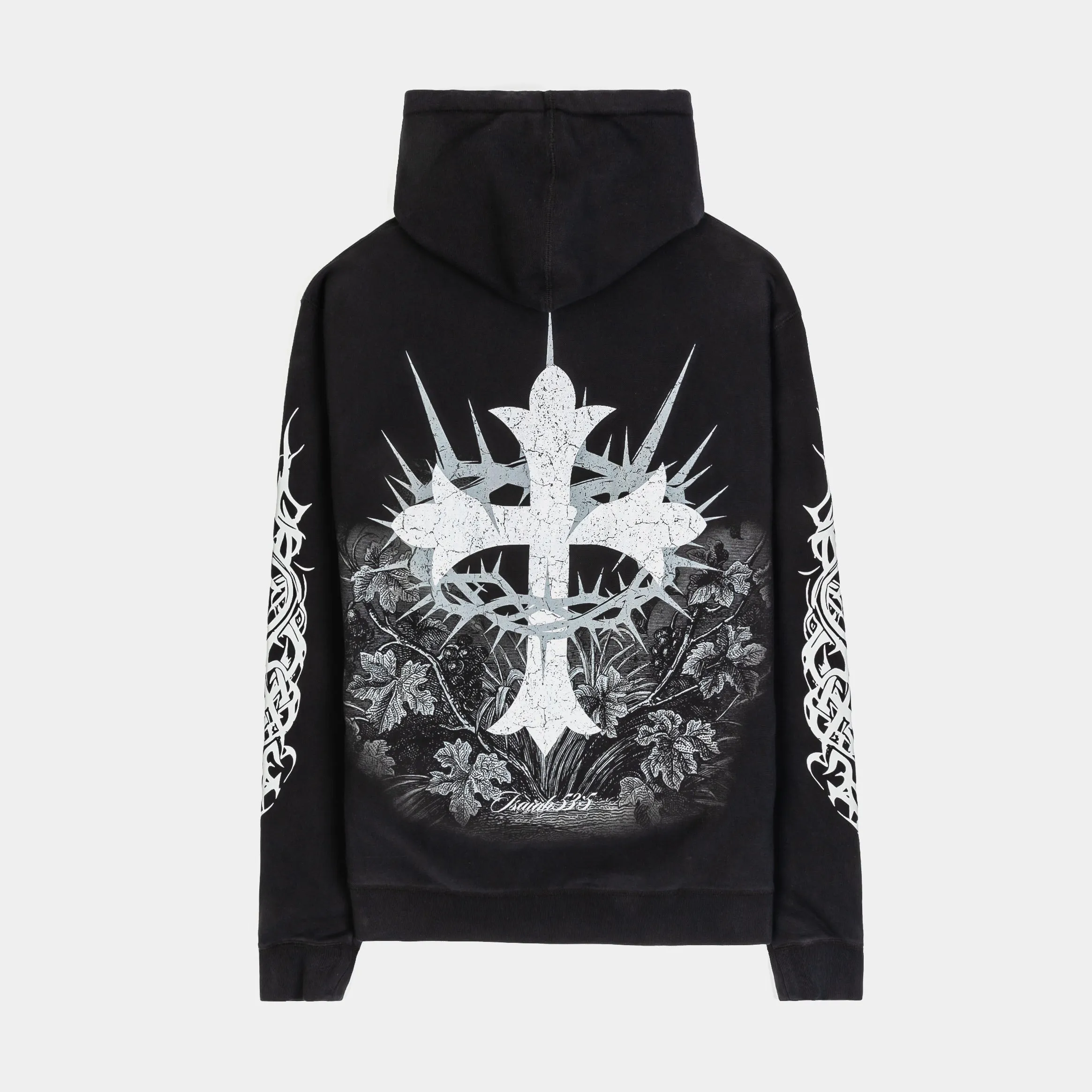 Sacrifice Pullover Mens Hoodie (Washed Black) Outdoor Adventure