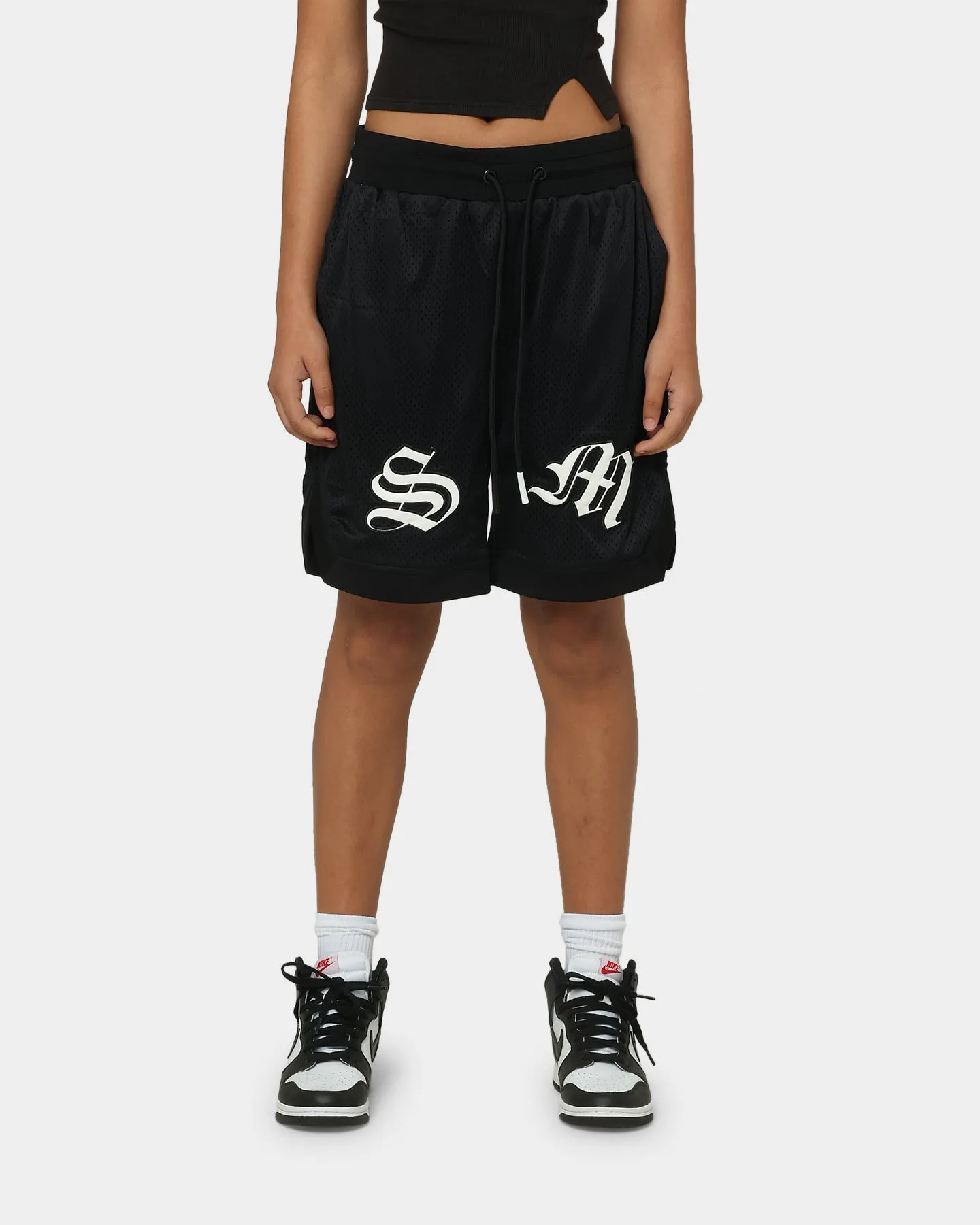 Saint Morta Graves Basketball Shorts Black concert outfit