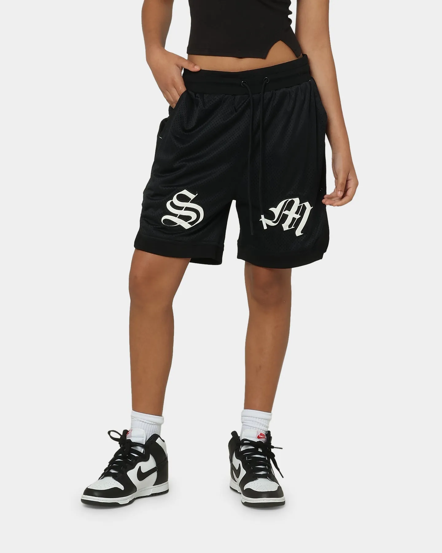 Comfy Motion Saint Morta Graves Basketball Shorts Black