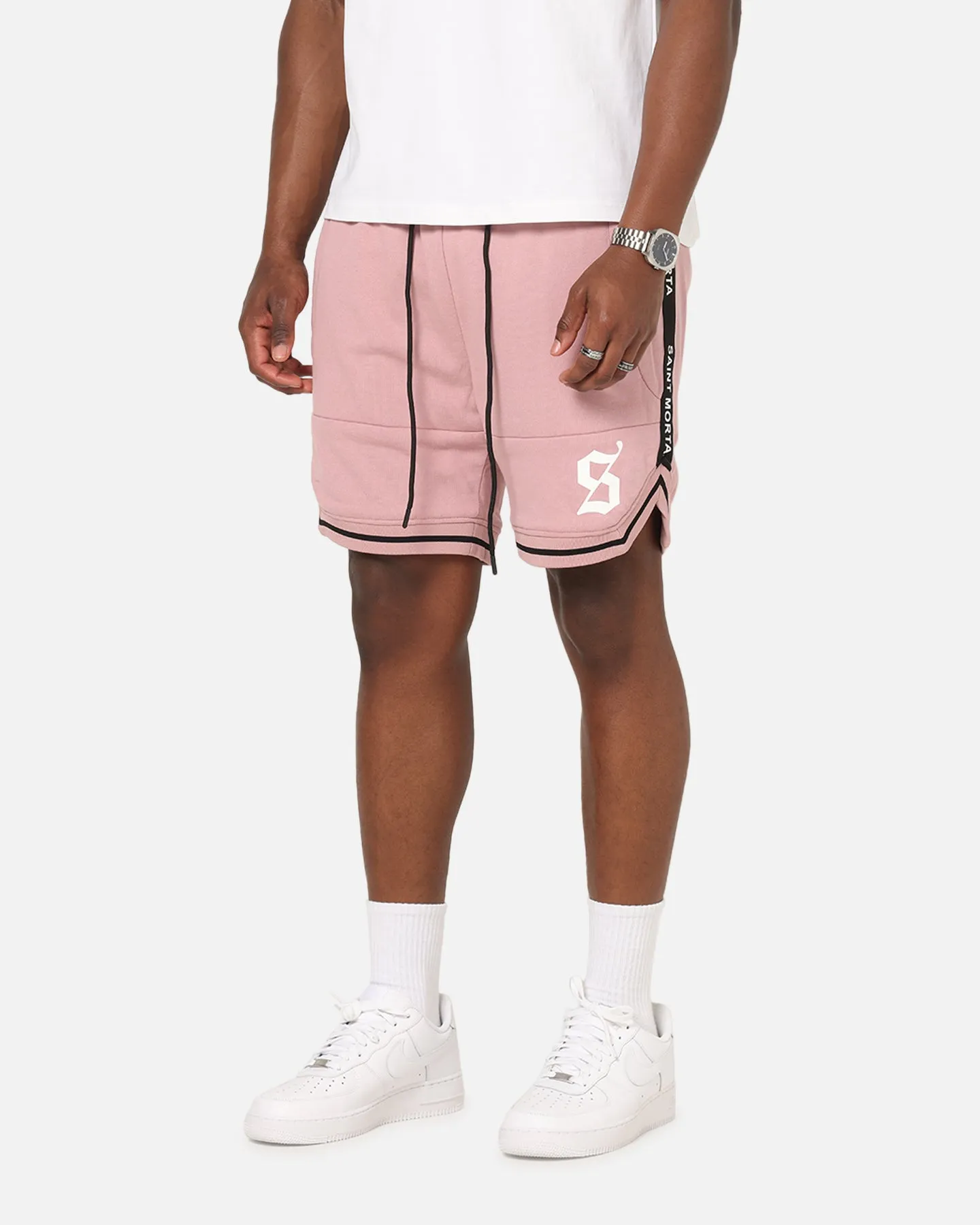 Saint Morta Icon X Fleece Shorts Dusty Pink Flexible stretch Flexible Stitching