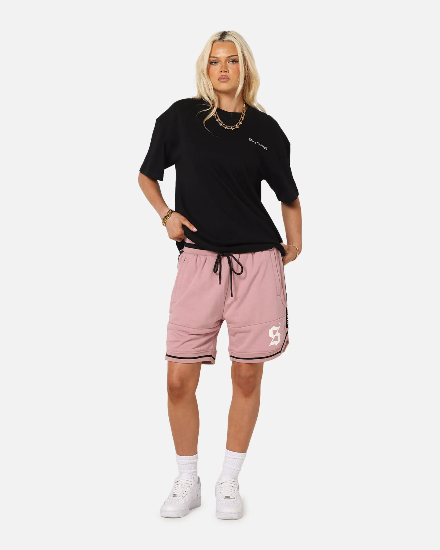 Cycling shorts Saint Morta Icon X Fleece Shorts Dusty Pink