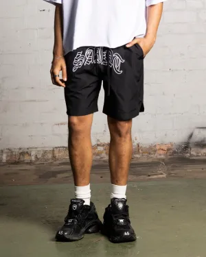 Saint Morta Lucius Basketball Shorts Black Flexible Support teenagers