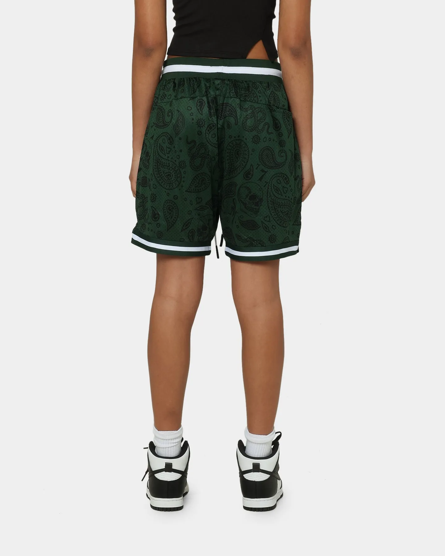 Warm Day Saint Morta Paisley Olympus Ball Shorts Green/White