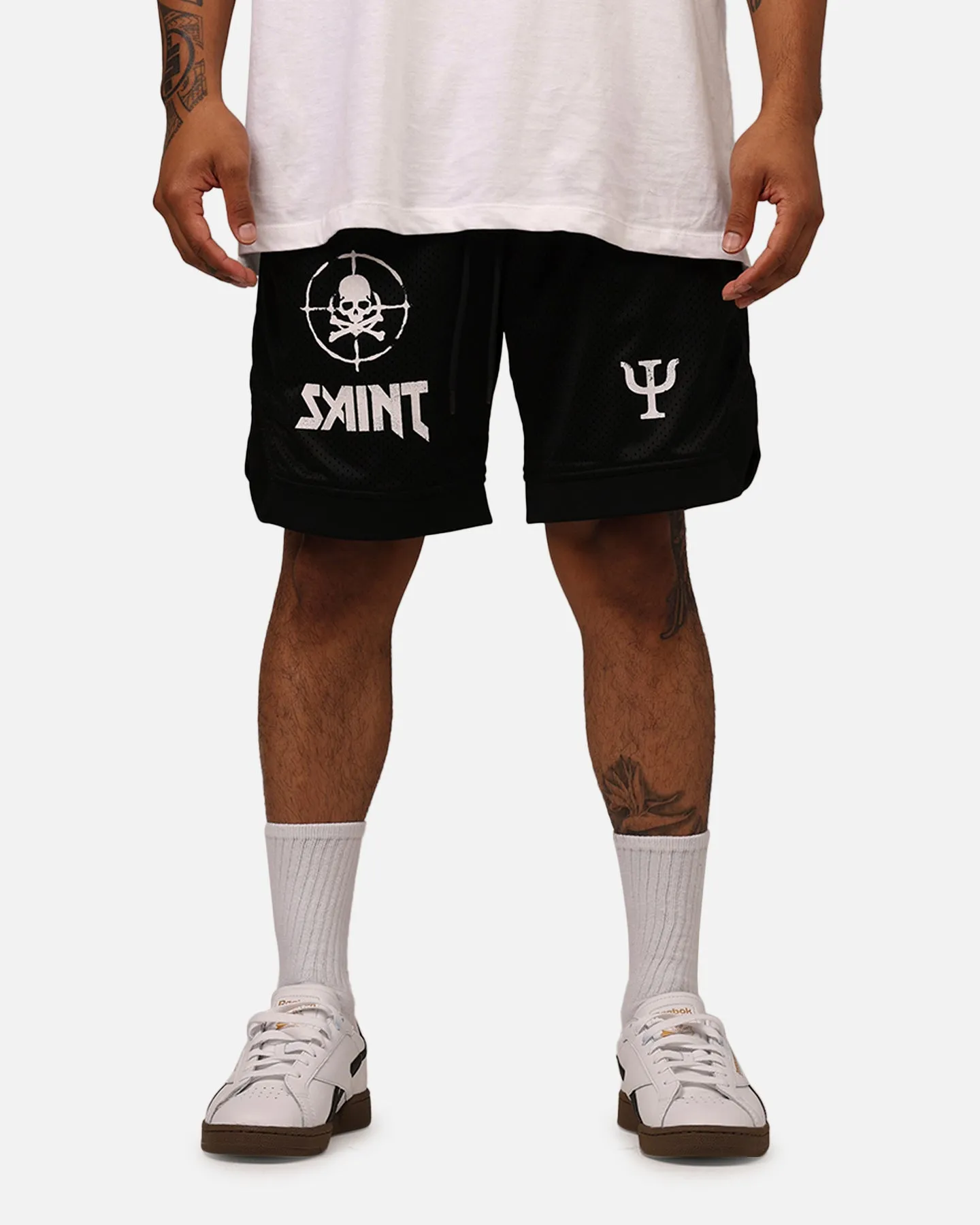 Saint Morta Post Humanous Basketball Short Black/White Jogging Ready muted colors