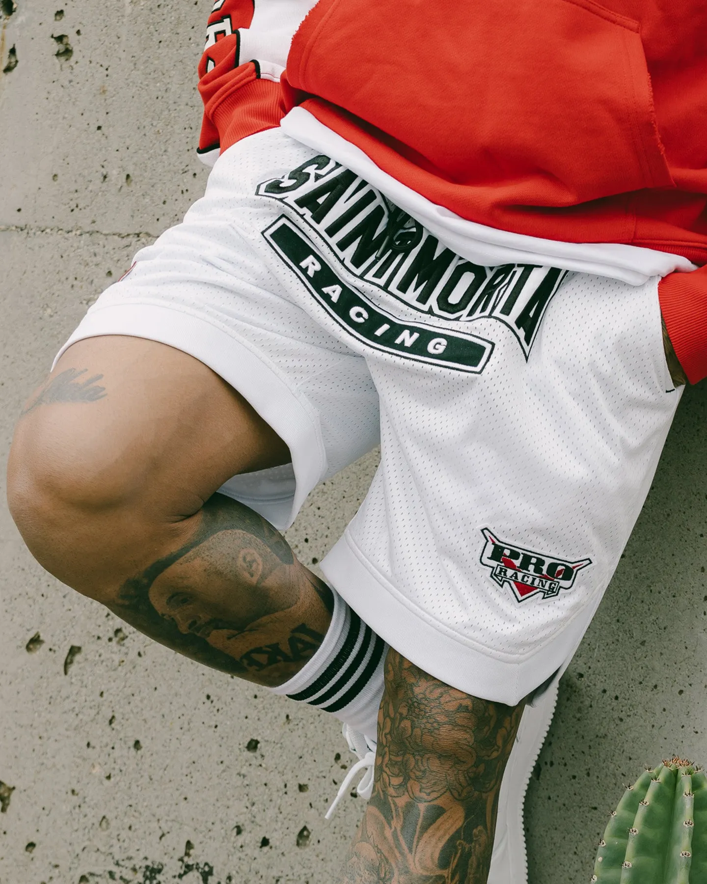 Relaxed Movement Quick Flex Saint Morta Pro Racing Basketball Shorts White