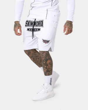 Dynamic Flex Zones Beach Wear Saint Morta Pro Racing Basketball Shorts White