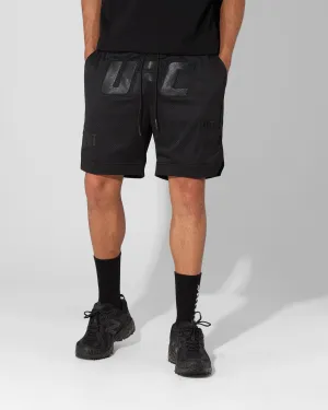 Comfortable Wear Saint Morta X UFC Basketball Shorts Black