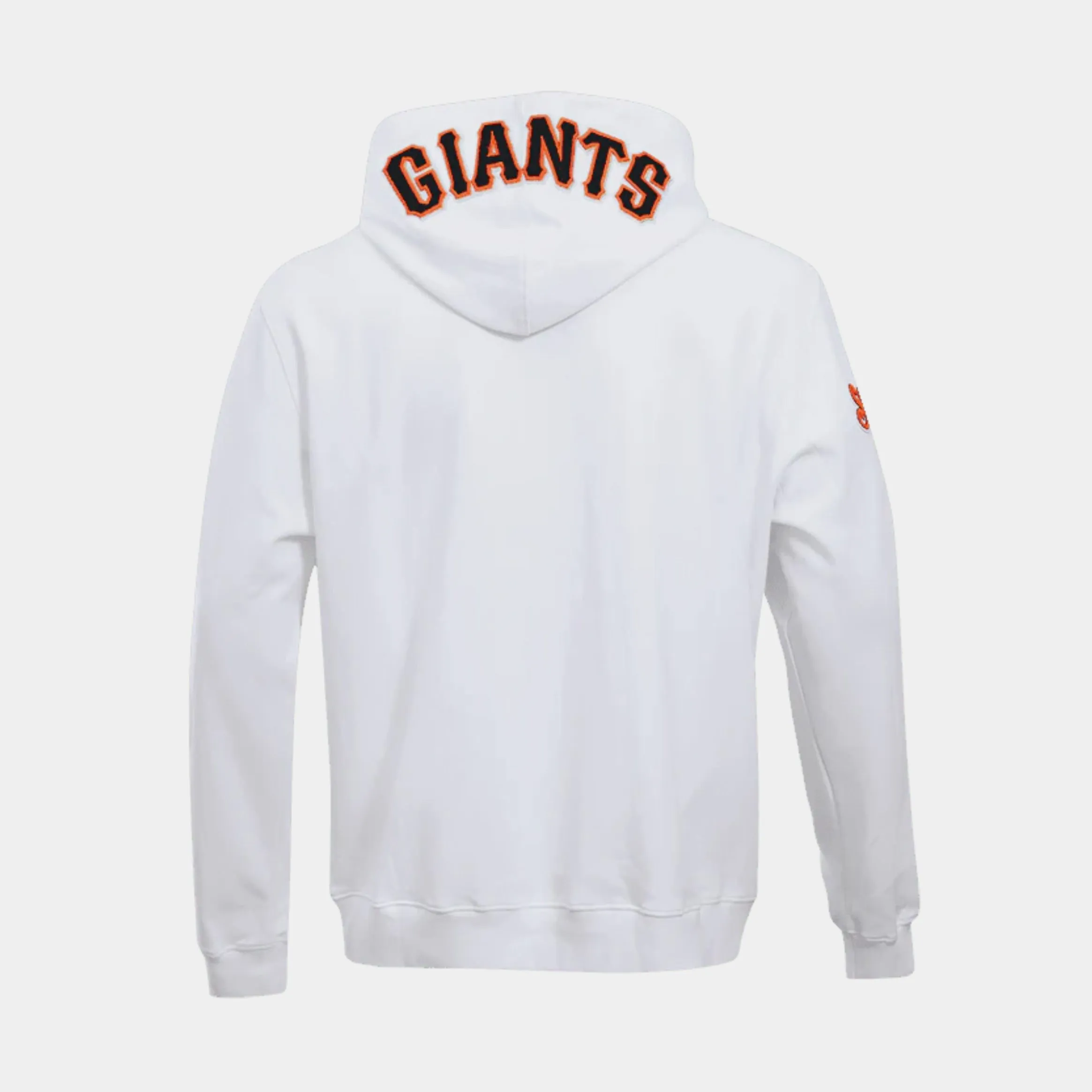 Essential Layer San Francisco Giants Chenille Mens Long Sleeve Shirt (White/Orange)