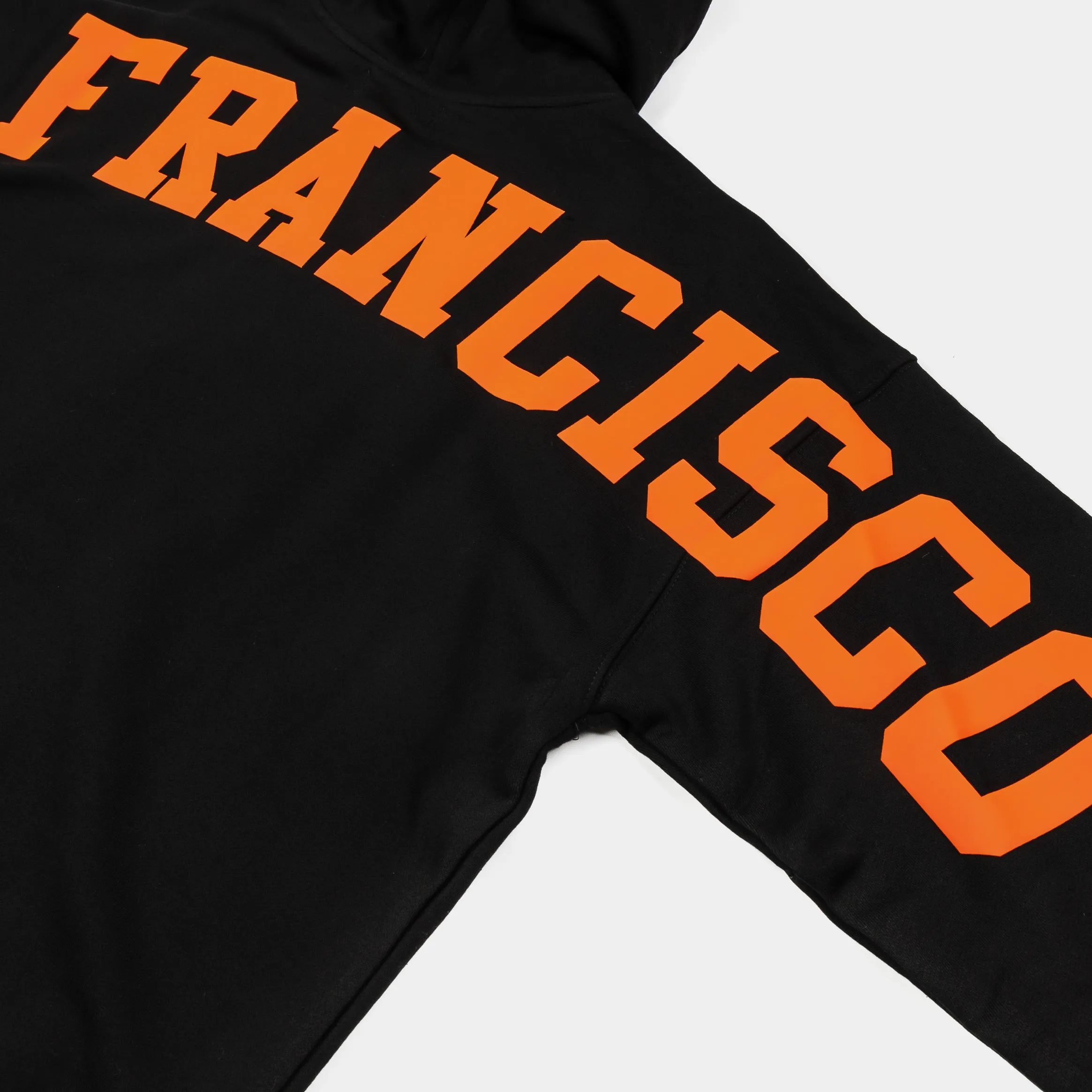 San Francisco Giants Drop Shoulder Pullover Mens Hoodie (Black/Orange) Anti fungal anniversary wear