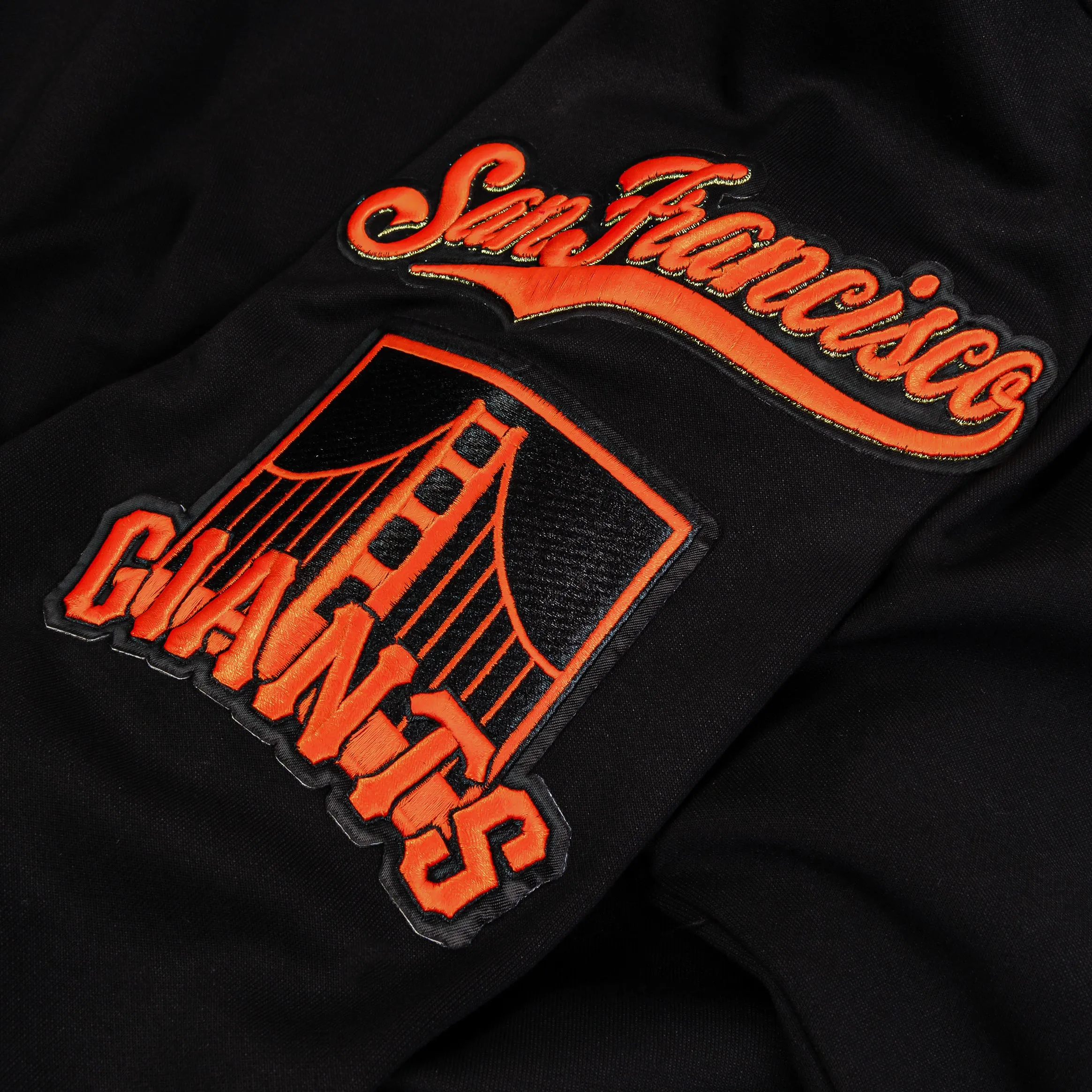 Outdoor Hoodie product fair trade San Francisco Giants Pullover Mens Hoodie (Black/Orange)